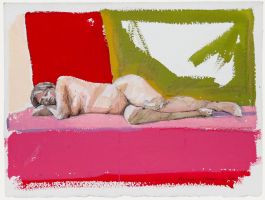 Richard J.S. Young - 2000 Mixed Media, Sleeping