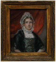 John Raphael Smith (1751-1812) - Framed 1811 Pastel, Mrs Meanley