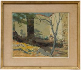 Bob Buys (1912-1970) - 1966 Oil, Sitting in the Sun