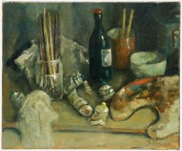 Henk Rhee (1914-1999) - 20th Century Oil, The Artist's Tools