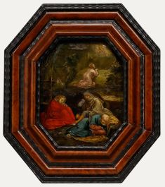 18th Century Oil - Christ on the Mount of Olives