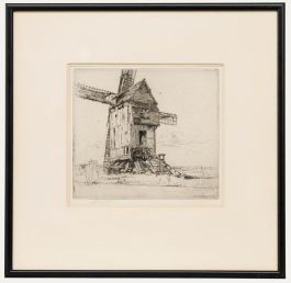 Charles John Watson (1846-1927) - Framed 1904 Etching, Passing by the Windmill