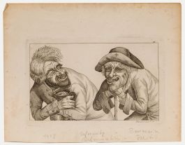 Thomas Sanders after John Collier (1708-1786) -18th Century Engraving, Deformity