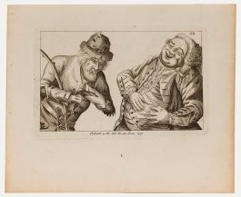 Thomas Sanders after John Collier (1708-1786) - Engraving, Fat Rich Man