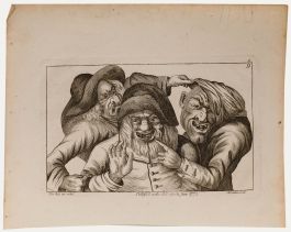 Thomas Sanders after John Collier (1708-1786) -18th Century Engraving, Grotesque
