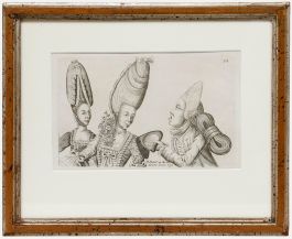 Sanders after Collier (1708-1786) - Engraving, Very Elaborate Hair Dressing
