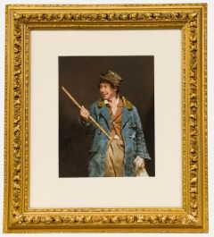 Charles Henry Cook (1830-1906) - Framed Late 19th Century Oil, A Likely Lad
