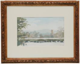 Anthony Gilbert - 1963 Gouache, Shortlands, Bromley