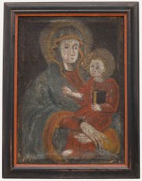 17th Century Oil - Madonna and Child