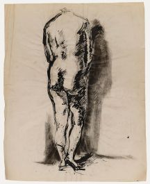 Paul Hannaux - Mid 20th Century Pen and Ink Drawing, Nude Study