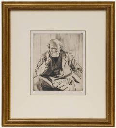 Doris Marion Stacey - Early 20th Century Etching, Portrait of W. S. Julian Esq.