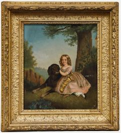After Franz Xaver Winterhalter - 19th Century Oil, Portrait of Virginie