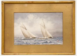 English School - Early 20th Century Watercolour, Sailing Boats