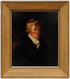 British School - 19th Century Oil, Portrait of a Gentleman