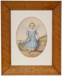 G. M. Mather (1800-1887) - 1849 Watercolour, Colonel John Leith-Ross as a Boy