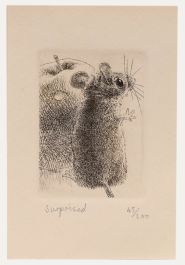 Nicholas Verrall - 20th Century Etching, Surprised