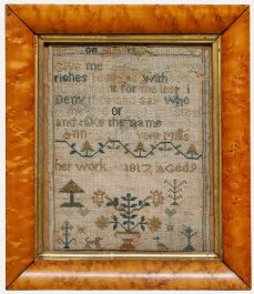Ann Mills - 1817 Embroidery, Bible Passage