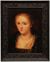 After Peter Paul Rubens - Framed 19th Century Oil, Portrait of Susanna Fourment