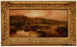 Late 19th Century Oil - The Old Canal