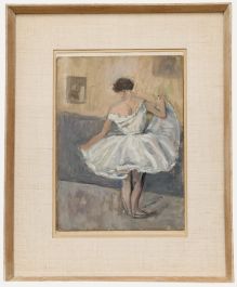Andre Bauge - Mid 20th Century Oil, The Dancer