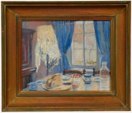 Ros Britton - 20th Century Oil, Interior Scene