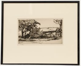 Oliver Hall - Early 20th Century Etching, Bardsea Mill