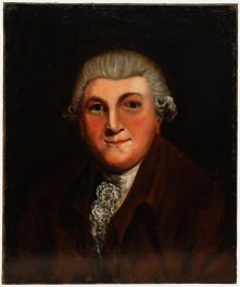 After Joshua Reynolds - Oil, Portrait of David Garrick: The Prologue Portrait