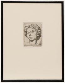 Harold Williamson - Framed Mid 20th Century Etching, Pamela