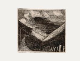 20th Century Etching - Track Around Whimble