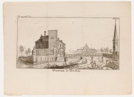 Franz Ertinger - 17th Century Engraving, Praetorium de Borsbeke