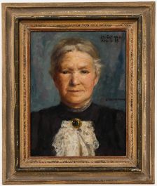 Emil Beurmann - 1946 Oil, Mrs Beurmann