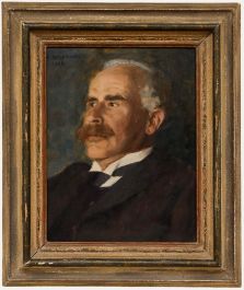 Emil Beurmann - 1946 Oil, Portrait of a Gentleman