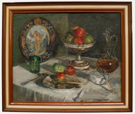 Early 20th Century Oil - A Fine Arrangement