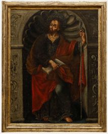 Spanish School - 18th Century Oil, Jude the Apostle