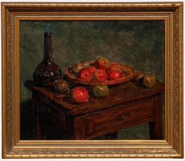 Jos Beeling - Early 20th Century Oil, Fruit on the Table