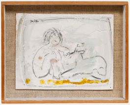 David Cox - 20th Century Oil, Girl and Goat