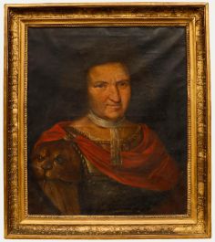 French School 18th Century Oil - Portrait of a Nobleman