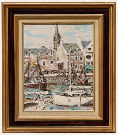 20th Century Oil - The Port of Honfleur