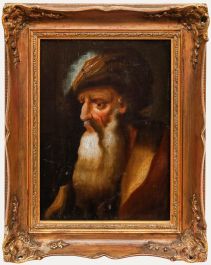 Follower of Christian Dietricy - 19th Century Oil, Portrait of an Old Man