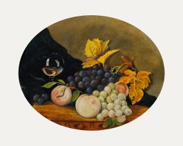 Roger Lovell - 20th Century Oil, Still Life of Fruit
