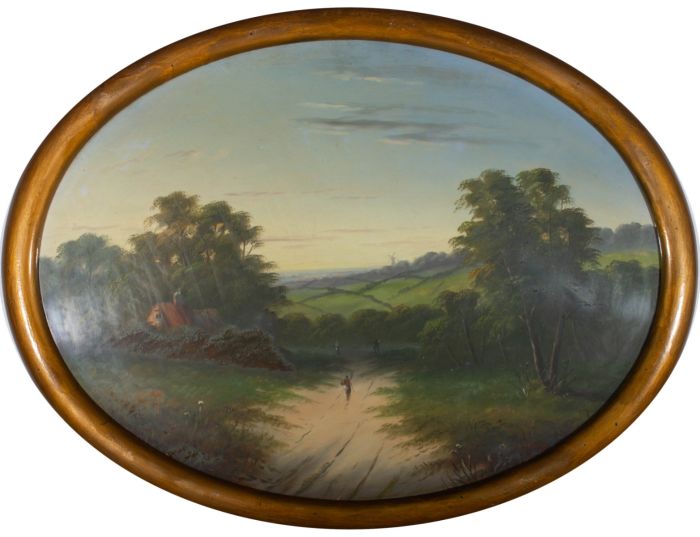 Early 20th Century Oil - Country Path