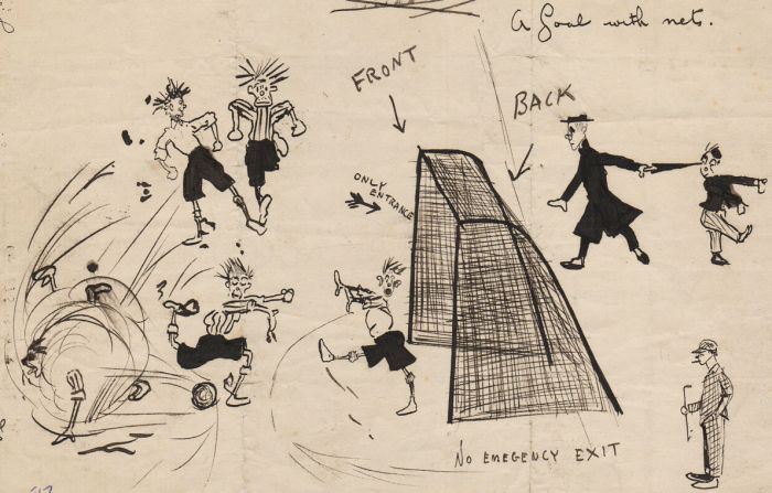 19th Century - Humorous Pen and Ink Drawing