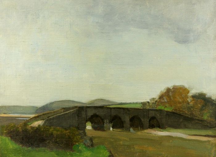 Elsie Gledstanes RBA FRSA - Oil Landscape on Board