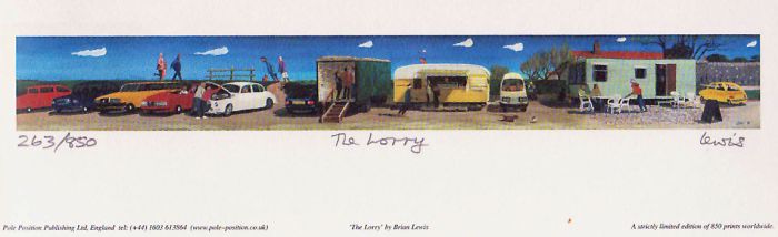 Brian Lewis "The Lorry" Signed Limited Edition Blakeney Art Print