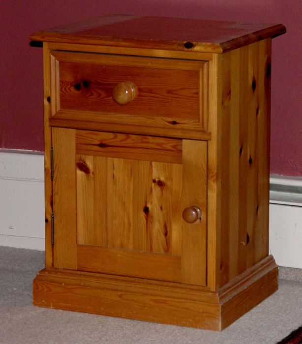 Contemporary Misc - Pinetum Solid Pine Bedside Cabinet