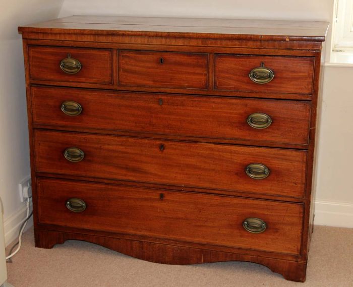 George III Chest of Drawers with Original Brasses