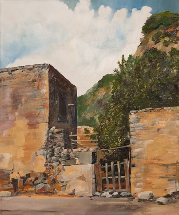 Simon J Hall - Contemporary Oil, Samaria Gorge, Crete