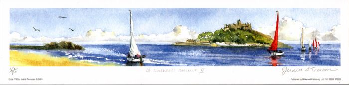 Judith Trevorrow SLE Print St Michaels Mount II