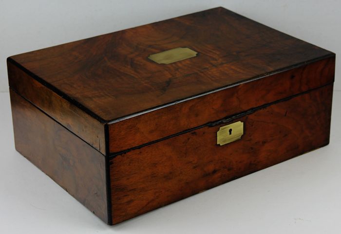 19th Century Walnut Workbox