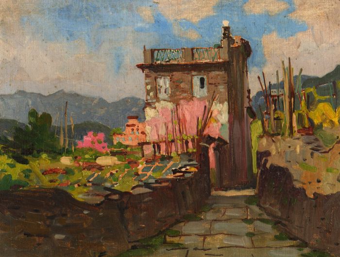 Frank Richards RBA (1863-1935) Newlyn School - Fine Oil on Canvas